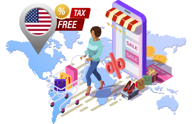 Shop From USA With Tax Free Address