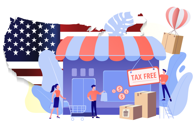 Tax Free Shopping Address From USA